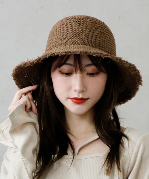 「Per sist ence」 ハット FREE モカ レディース_画像3