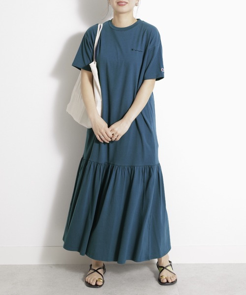Champion（チャンピオン） 半袖ワンピース X-LARGE ネイビー