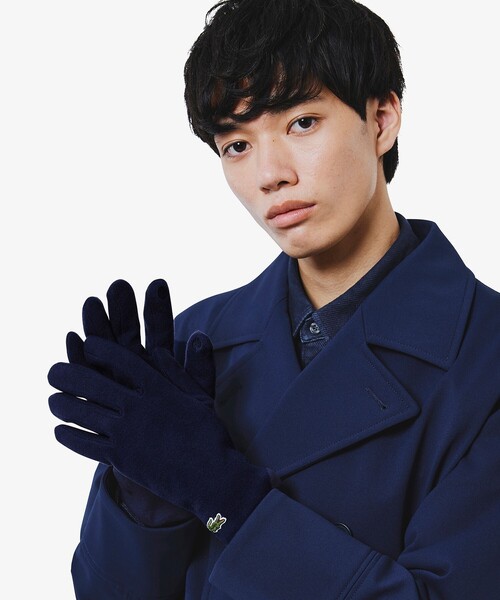 LACOSTE（ラコステ） 手袋 サスティナブルジャージグローブ メンズ