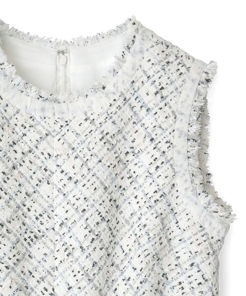 ANAYI（アナイ） ノースリーブワンピース 36 ネイビー レディース