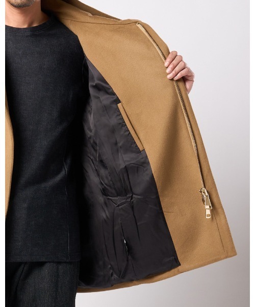 wjk コート ジャケット 「LEON×B'2nd×wjk」exclusive zip witch coat