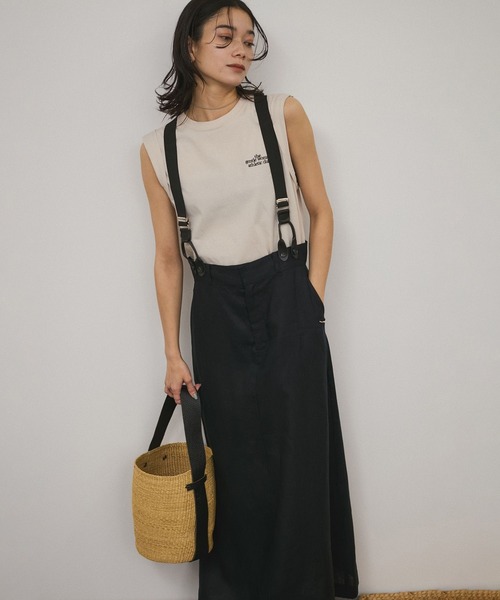 「SALON adam et rope'」 ロングスカート M ブラック レディース_画像4