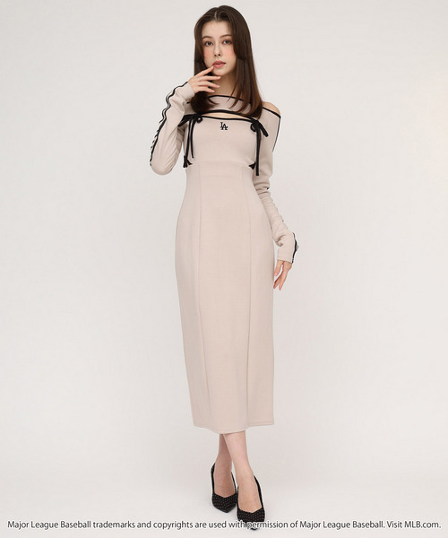 ROYAL PARTY（ロイヤルパーティー） ワンピース 「MLB」配色パイピング