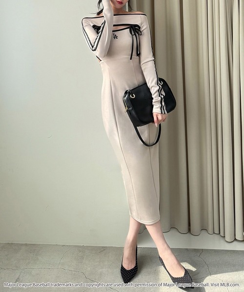 ROYAL PARTY（ロイヤルパーティー） ワンピース 「MLB」配色パイピング