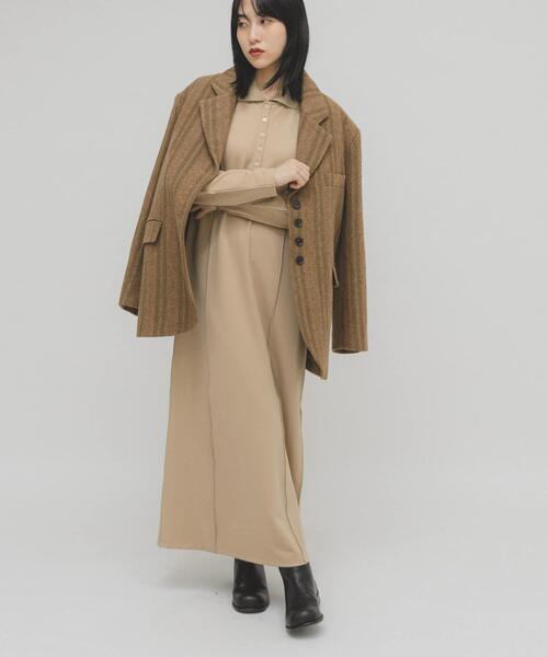 KBF（ケービーエフ） コート アウター ウールMIXテーラードジャケット