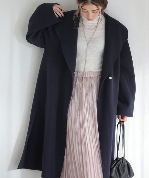 La TOTALITE（ラ トータリテ） スカート 「洗える」サテンプリーツ