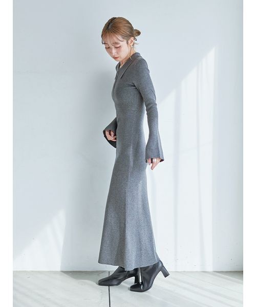 SNIDEL（スナイデル） ワンピース Sustainableスキッパーニット