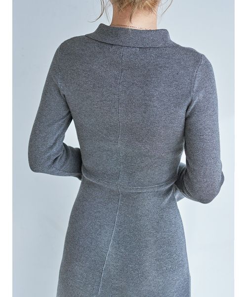 SNIDEL（スナイデル） ワンピース Sustainableスキッパーニット