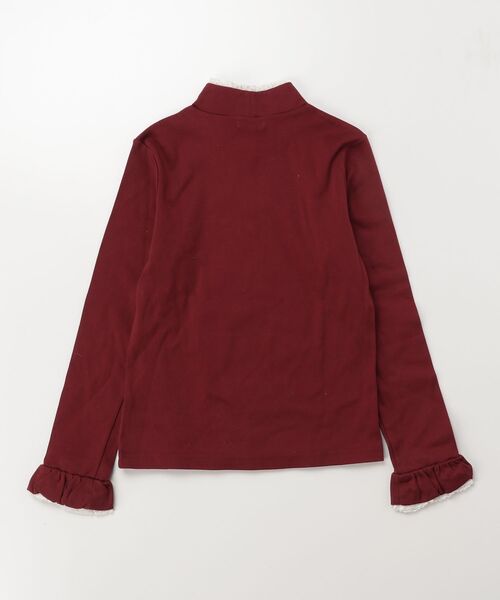 「Shirley Temple」 「KIDS」フリル長袖カットソー 150 レッド キッズ_画像2