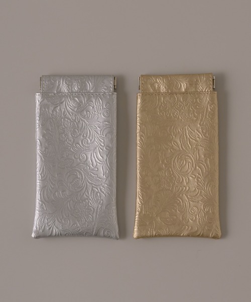 「muku」 ポーチ MEDIUM シルバー レディース_画像5