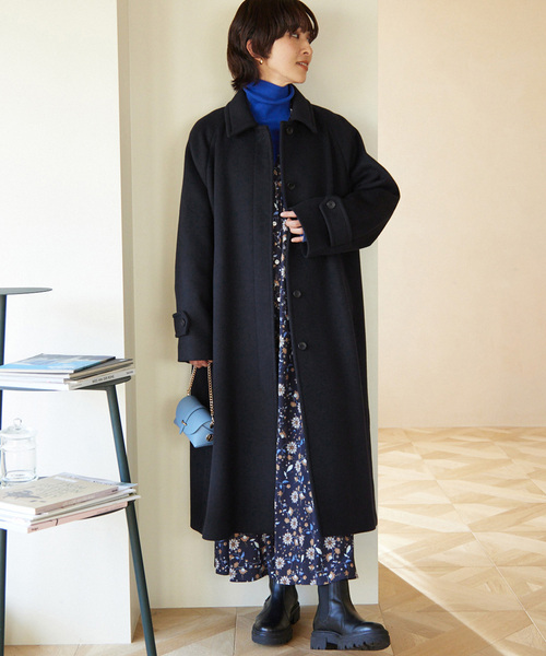 「JOURNAL STANDARD relume」 ステンカラーコート 36 マスタード レディース_画像9