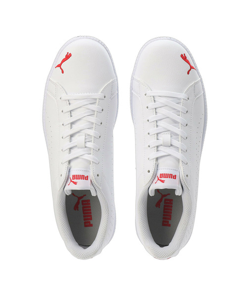 「PUMA」 ローカットスニーカー 23.0cm ホワイト×シルバー メンズ_画像9