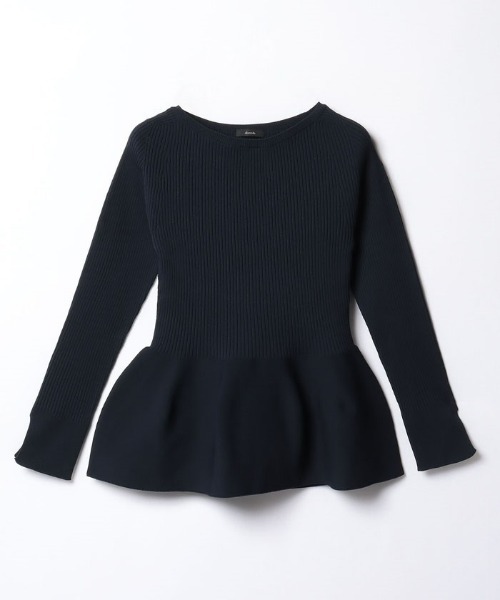 「allureville」 長袖ニット 2 アイボリー レディース_画像2