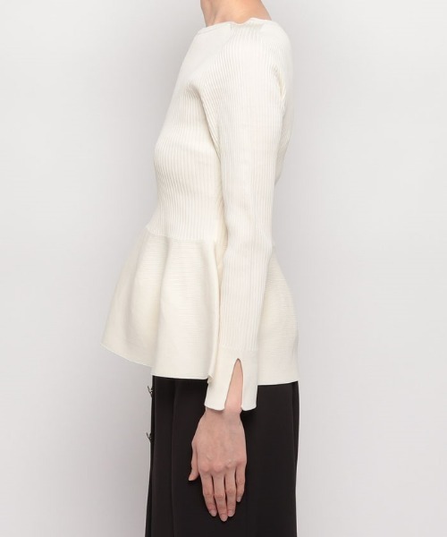 「allureville」 長袖ニット 2 アイボリー レディース_画像5