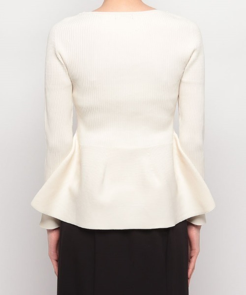 「allureville」 長袖ニット 2 アイボリー レディース_画像6