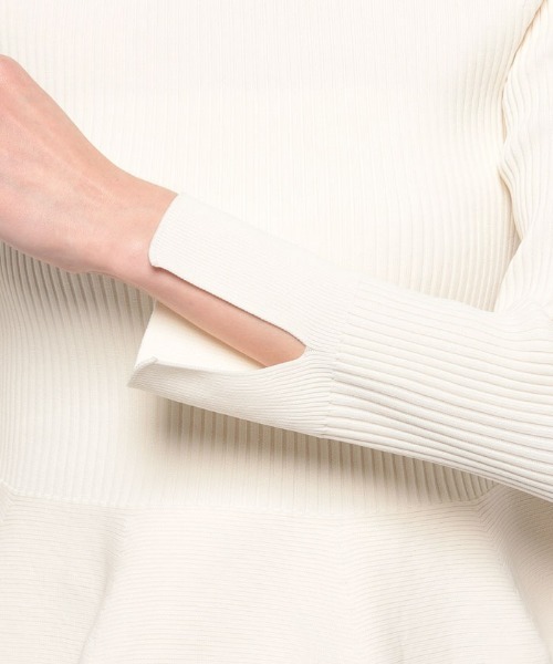 「allureville」 長袖ニット 2 アイボリー レディース_画像8