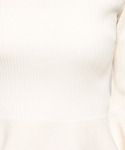 「allureville」 長袖ニット 2 アイボリー レディース_画像9