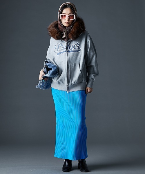 「GEVS.」 ジップアップパーカー 4L オートミール レディース_画像5