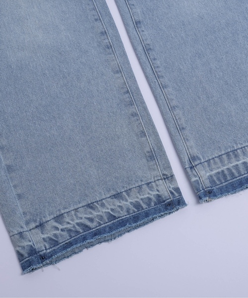 [AMELY] Denim брюки M голубой женский 