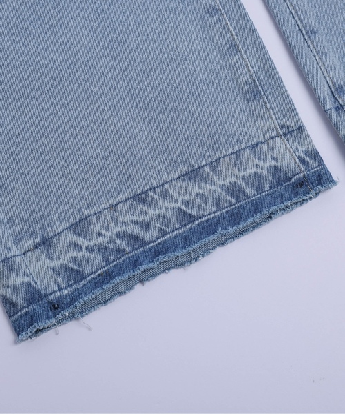 [AMELY] Denim брюки M голубой женский 