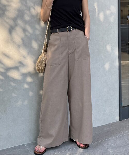 「LBC」 パンツ M エメラルド レディース_画像3