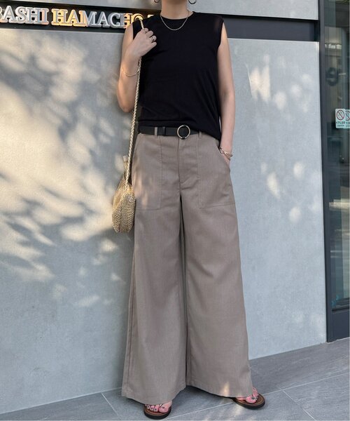 「LBC」 パンツ M エメラルド レディース_画像4