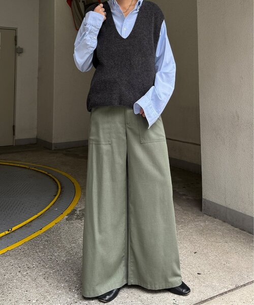 「LBC」 パンツ M エメラルド レディース_画像7