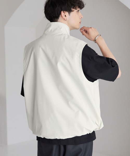 「MONO-MART」 ベスト M アイボリー メンズ_画像4