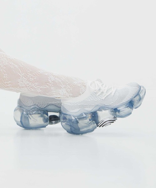 「grounds」 ローカットスニーカー 39 ブラック レディース_画像5