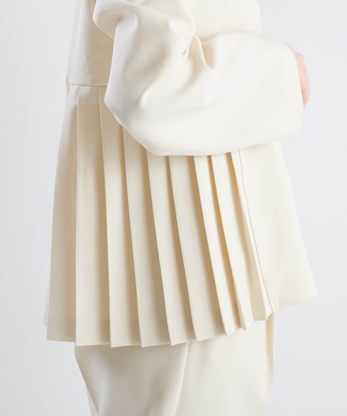 「PICCIN」 ノーカラージャケット M ブラック レディース_画像4