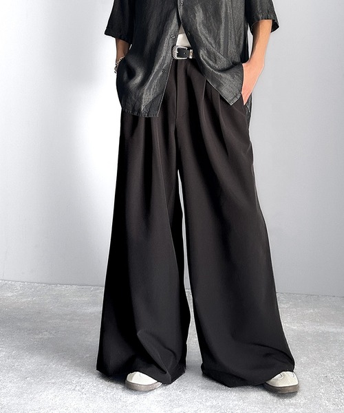 「Classical Origin」 スラックス MEDIUM チャコール メンズ_画像4