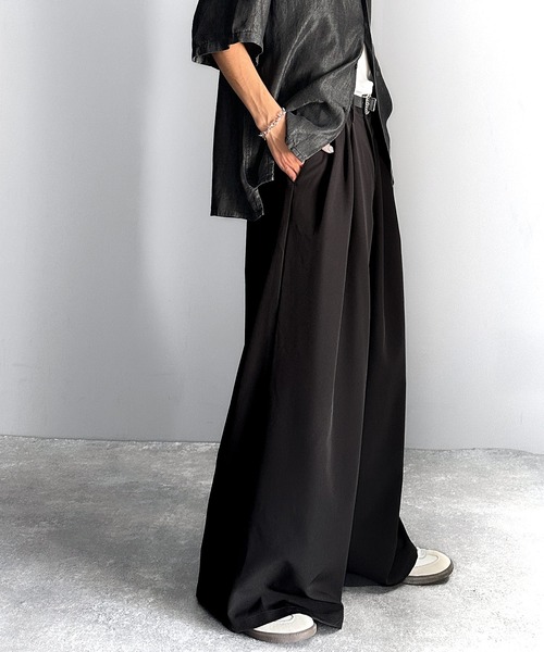 「Classical Origin」 スラックス MEDIUM チャコール メンズ_画像5