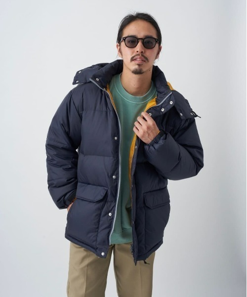 CAMP7（キャンプセブン） ダウンジャケット M ネイビー メンズ