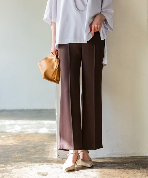 「NOBLE」 パンツ - ベージュ レディース_画像2