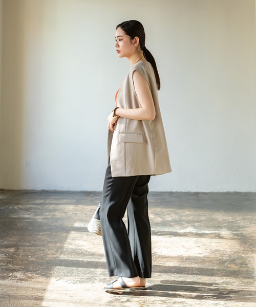 「NOBLE」 パンツ - ベージュ レディース_画像5