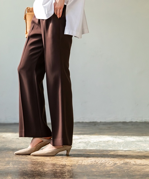 「NOBLE」 パンツ - ベージュ レディース_画像10