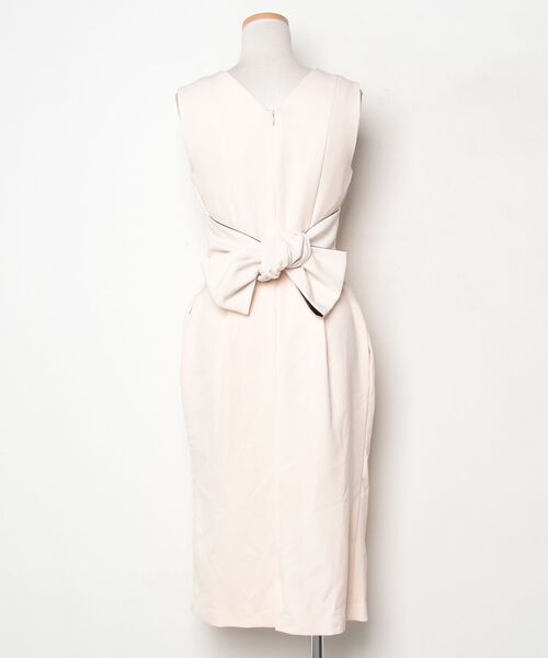 「DRESS LAB」 ノースリーブワンピース M ナチュラル レディース_画像2