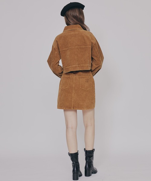 「REDYAZEL」 ミニスカート SMALL キャメル レディース_画像4