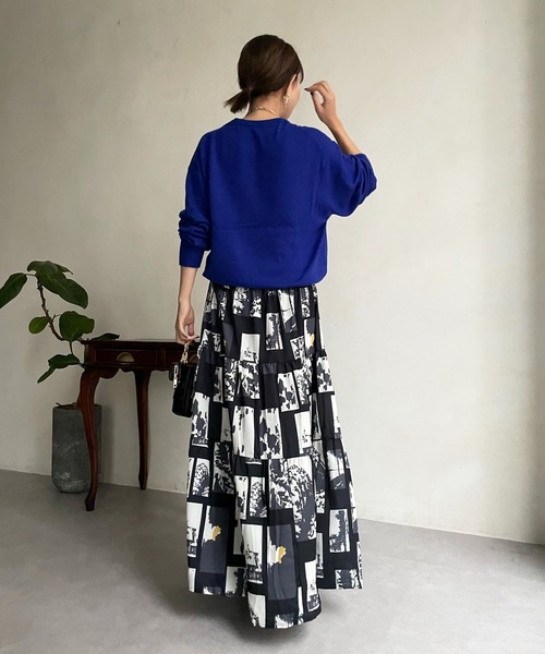 「DouDou」 長袖ニット FREE ベージュ レディース_画像4