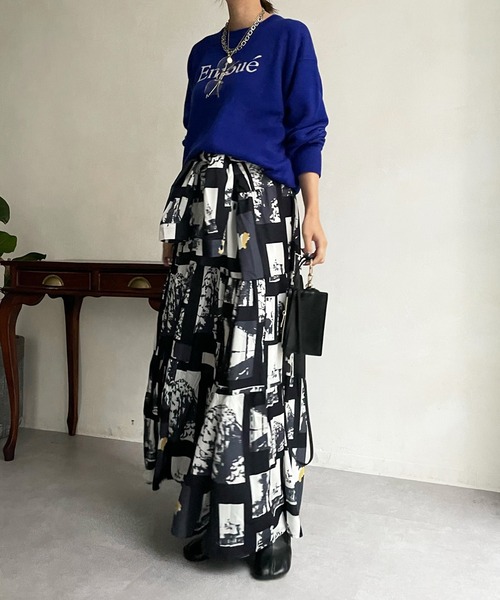 「DouDou」 長袖ニット FREE ベージュ レディース_画像5