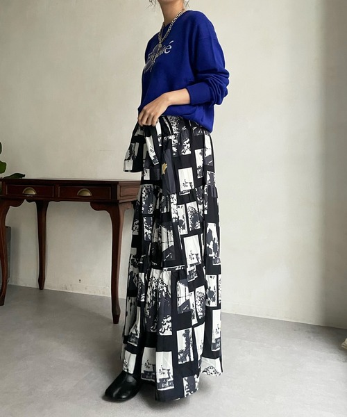 「DouDou」 長袖ニット FREE ベージュ レディース_画像7