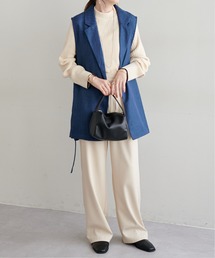 「DISCOAT」 ベスト FREE ブラック レディースの画像4