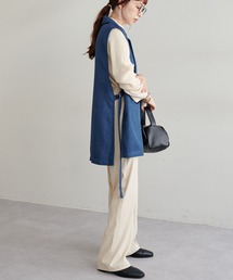 「DISCOAT」 ベスト FREE ブラック レディースの画像5