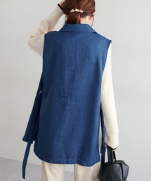 「DISCOAT」 ベスト FREE ブラック レディースの画像7