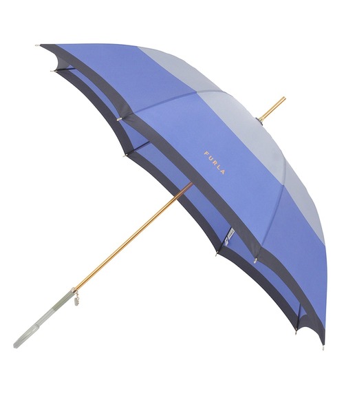 傘 長傘 雨傘 日本製 耐風 UV カラーボーダー NEWロゴホック レディースの画像