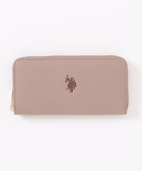 U.S. POLO ASSN.（ユーエスポロアッスン） 長財布 財布 ゴートレザー 