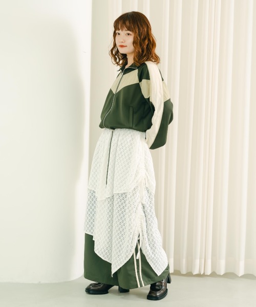 「eLur」 スカート FREE アイボリー レディース_画像8