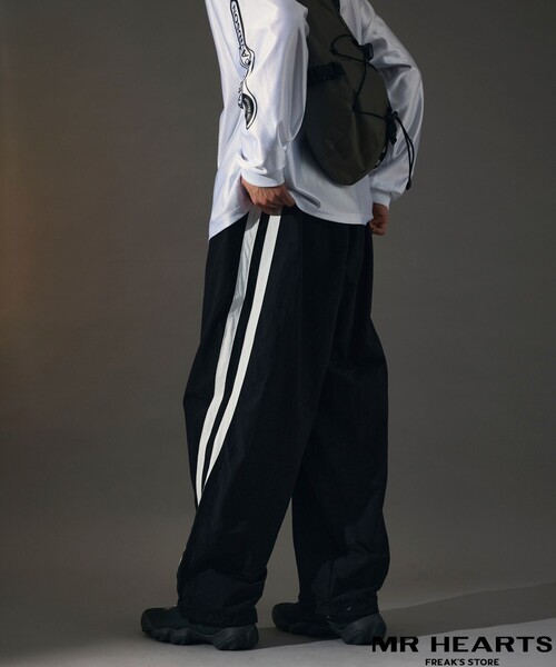 「FREAK'S STORE」 イージーパンツ SMALL ネイビー メンズ_画像8