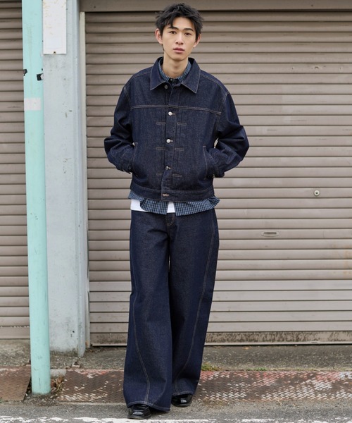WEGO(ウィゴー) デニムジャケット gジャン WEGO/「26年春夏新作 WEGO(ウィゴー) デニムジャケット gジャン WEGO/「26年春夏新作