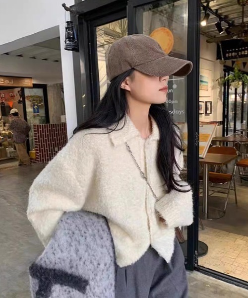 「SHEENA」 長袖ニット M オフホワイト レディース_画像5